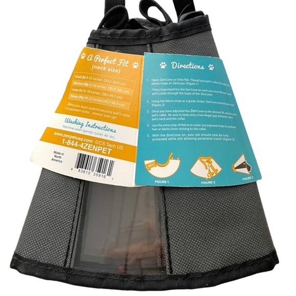 Pet/Dog-Zen Cone, pet recovery collar, health, adjustable - Picture 7 of 9
